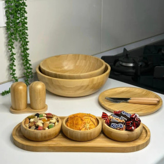 اردوخوری گرد ۳ خانه با زیره چوبی ضخیم